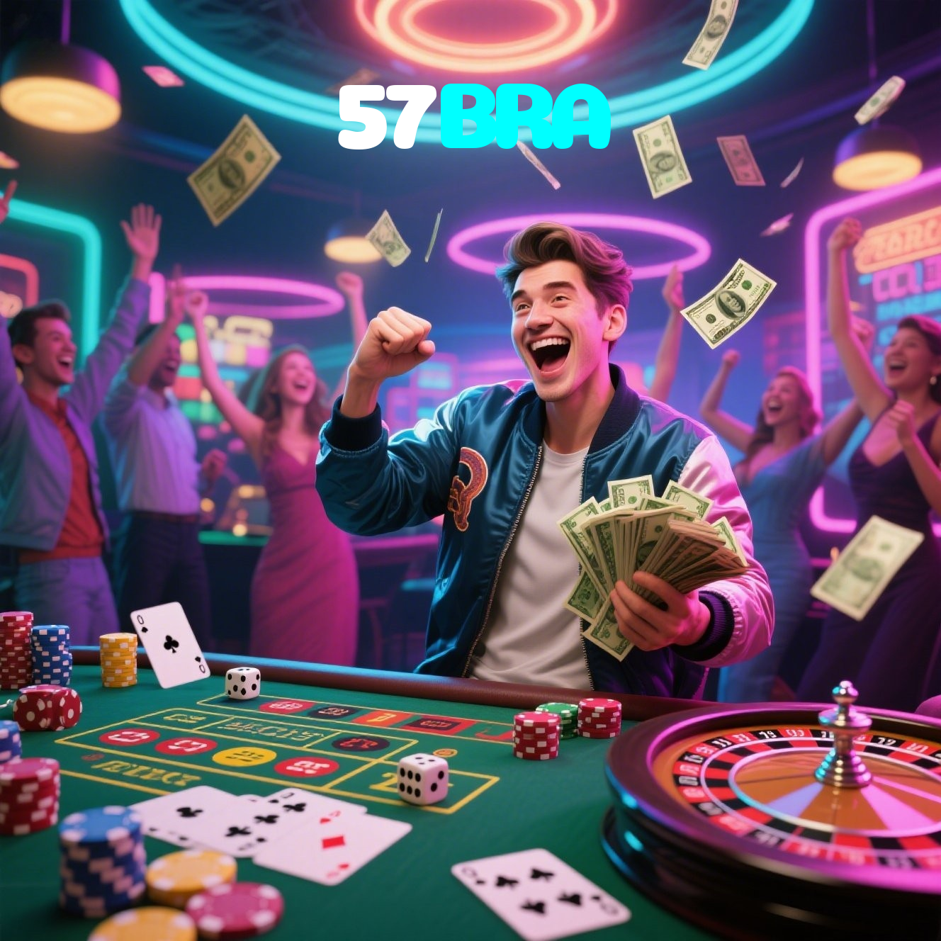 57BRA:Cada giro é uma chance de conquistar prêmios incríveis!