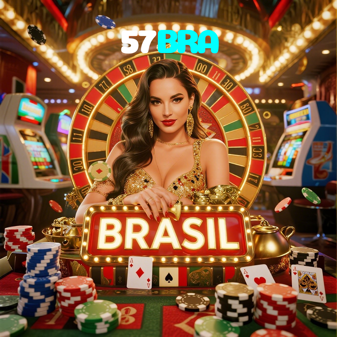 57BRA:Jogue nas roletas e veja a sorte sorrir para você!