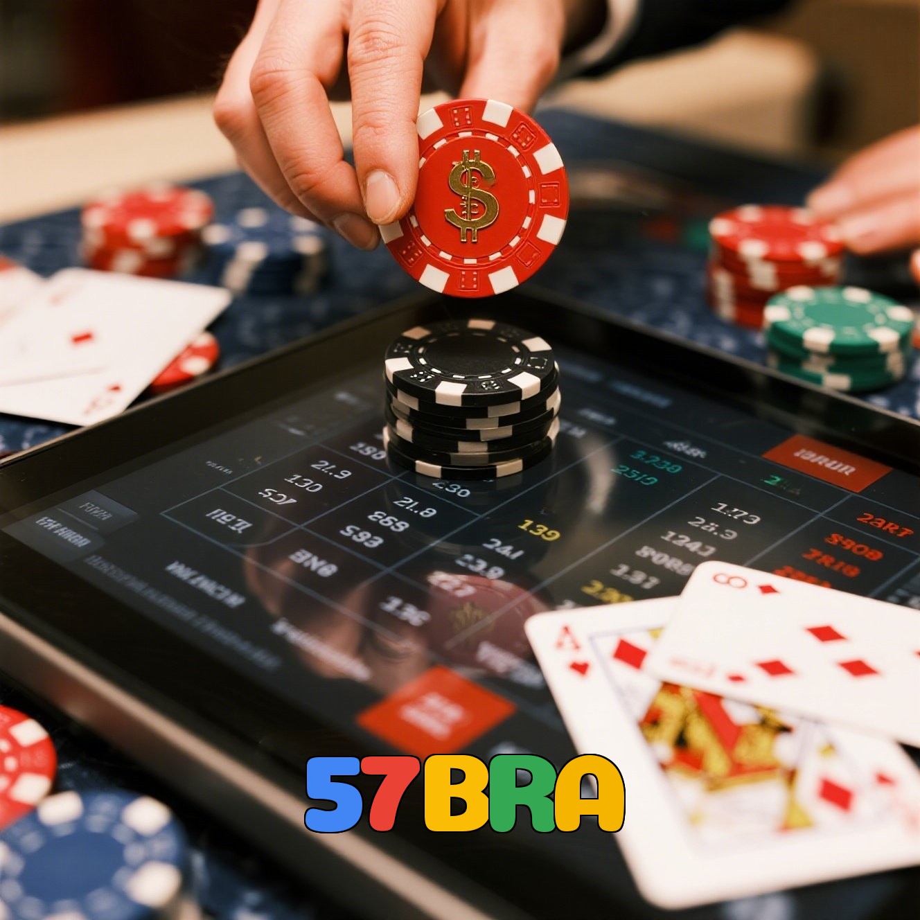 57BRA：Aposte no futebol e conquiste prêmios em blackjack e roleta!