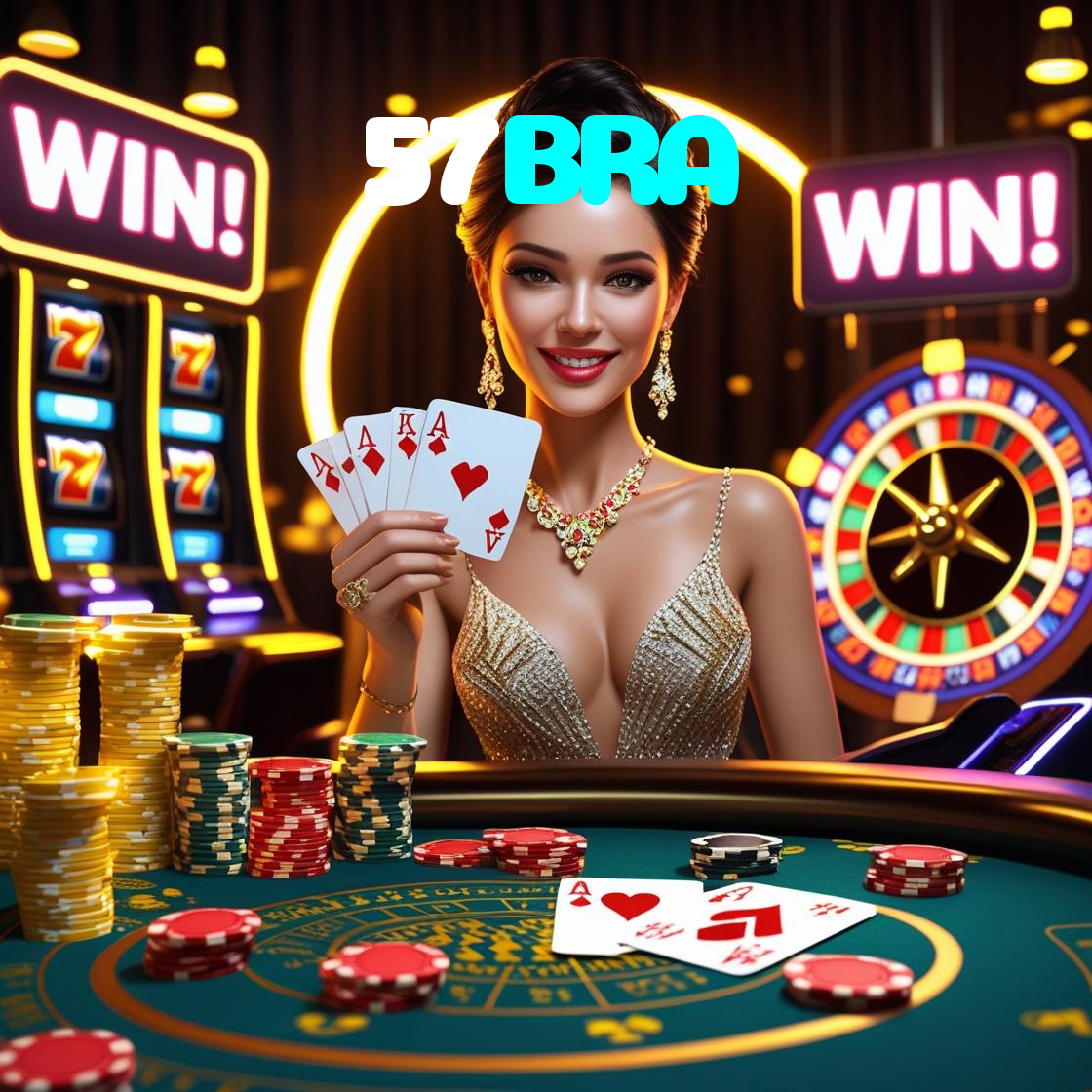 57BRA：Vença no blackjack e conquiste grandes prêmios!
