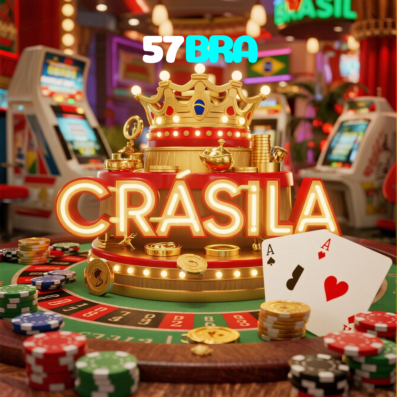 57BRA:Jogue nas mesas de poker e se torne um campeão das cartas!